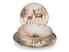 H&H 18-delige kerstservies set van steengoed - Magisch Hert