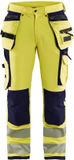 Blåkläder High Vis Werkbroek met 4-weg stretch 1997-1642 - Mannen - Geel/Navy - 46