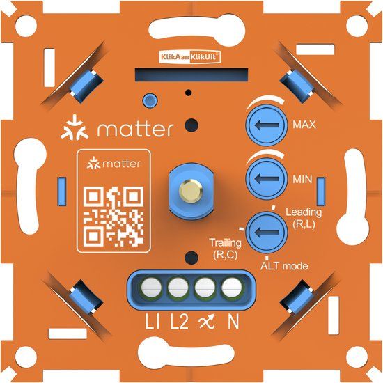 KlikAanKlikUit Matter Draaidimmer MAWD-250 | Matter over WiFi Dimmer