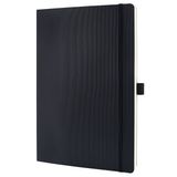 SIGEL CO338 Carnet Conceptum, ca. A4, vierge, couverture souple, noir