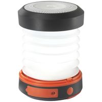 SP-SB-6038 Lanterne de camping Label énergétique G (A - G) 120 lm fonctionne à l'énergie solaire 138 g Noir/rouge