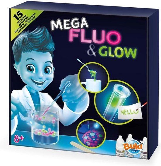 Buki BUK 210232 Mega Glow in the dark Kit Wetenschapsdoos Kinder en Speelgoed