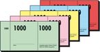 Sigel nummerblok - assorti 10 blok a 100 vel - nr 1 t/m 1000 - SI-GN110