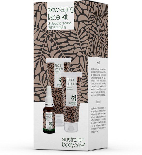 Australian Bodycare Anti-Aging Pakket voor 50+ | Gezichtsreiniger, Serum & Crème voor Rimpels en Rijpere Huid