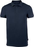 Merkloos / Sans marque Men´s Heavy Stretch Polo met korte mouwen Navy - 4XL