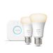 Philips Hue White Starterkit - Smart LED Lampen (E27) - 2 Stuks