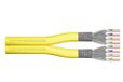 Digitus CAT 7A S-FTP datakabel - installatiekabel, 1500 MHz Cca, (EN 50575), AWG 22/1, rol van 500 m, geel