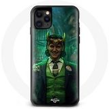 Maniacase Hoesje voor Iphone 13 Pro Max Loki Thor Ragnarok met Helm Poster Karakter Serie Seizoen 1