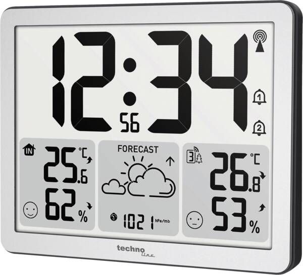Technoline WS 6780 Weerstation Wit, Zwart