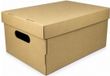 CM Huis Opbergbox - Beige - Karton - Opvouwbaar - 37 x 29 x 17 cm - Met Deksel