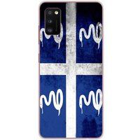 Samsung Galaxy A41 Drapeau martinique bedrukt siliconen hoesje