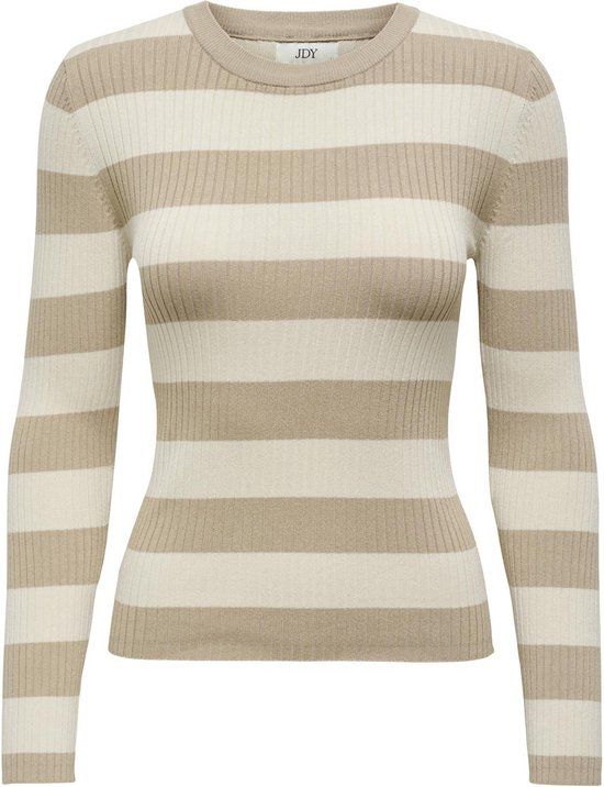 Jacqueline de Yong Trui Jdyplum L/s O-neck Pullover Knt Noo - Humus/birch - XS