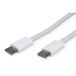Value USB 2.0 Kabel, Type C-C, M/M, 60W, wit, 3 m