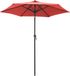 vidaXL Parasol 200x224 cm Aluminium Terracotta