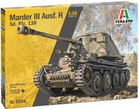 Italeri Modelbouwpakket Militaire voertuigen - 6566 Marder III Ausf. H Sd. Kfz.138 Plastic - 1:35 - Modelbouw