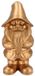 DK Design Tuinkabouter beeldje Dutch Gnome - goud - 45 cm