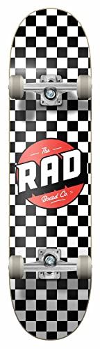 Rad Uniseks Checkers Compleet board voor volwassenen, zwart, 7.5"