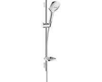 Hansgrohe Raindance Select E 120 EcoSmart glijstangset 65 cm - wit/chroom