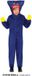 Fiestas Guirca Monster Hugger Kostuum Blauw Jumpsuit Kinderen 7-9 jaar