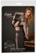 Cottelli Collection Stay Up Net Kousen met Kanten Top en Interne Siliconen Antislip Slips Maat XXXXL Zwart