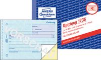 Avery-Zweckform 1735 Kwitantieformulier DIN A6 liggend