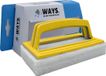 WAYS - Zwembad Onderhoud - Scrubborstel - 15 x 9 x 8 cm