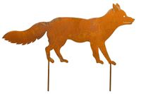 Vos Piquet en métal finition rouille pour le jardin