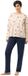 Mey Lang Pak Serie Winter Birds Dames Lange Mouw 100% Katoen Almond Milk Dierenprint