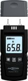 ANSMANN Vochtmeter met groot lcd-display, eenvoudige keuze uit 4 houten groepen of 4 bouwmaterialen. De vochtmeter maakt professionele meting van vocht in hout en bouwmaterialen mogelijk