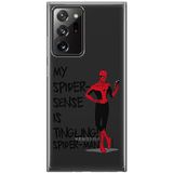 ERT GROUP mobiel telefoonhoesje voor Samsung GALAXY NOTE 20 ULTRA origineel en officieel erkend Marvel patroon Spider Man 024