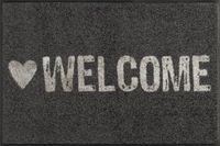 wash+dry Icecat Wash+Dry Warmly Welcome Decorative Doormat Indoor Rectangular Black, White 50 x 75 cm