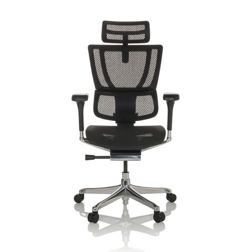 HJH OFFICE ERGOHUMAN SLIM I | net - Luxe directiestoel Zwart