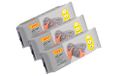 Jovi Air Dry modelleermassa, gebruiksklaar, luchtdrogend, op basis van natte klei, 500 g in grijs, verpakking van 3 stuks