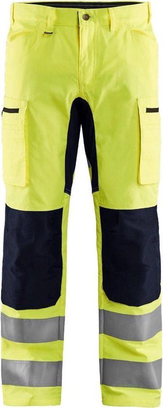 Blåkläder High Vis broek met stretch 1585-1811 - High Vis Geel/Zwart - C46