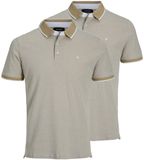 Jack & Jones Poloshirt für Herren 2er-Pack Paulos - Slim Fit