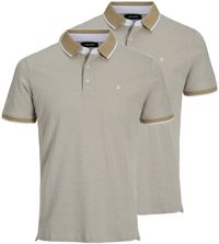 Jack & Jones Homme polo 2 pack Paulos - Coupe ajustée