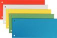 Leitz Scheidingsblad - 25 St/Pak - Karton - 240 x 105 mm - Oranje Wit Blauw Groen Geel