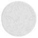 -LUXOR- living Coste tapijt, hoogpolig, comfortabel, imitatiebont, schapenvachtlook, 120 cm, rond, wit