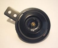 Shinyo HIGHSIDER smart Horn Zwart 12V, 70 mm Diameter, 100 dB, E-mark