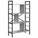 vidaXL Boekenplank Grijs Sonoma 75 x 30 x 123,5 cm Bewerkt Hout