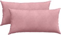 vidaXL - Zitkussens - 2 stuks - Roze - 80 x 40 cm - Corduroy stof