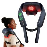 COMFIER 2026 Nekmassageapparaat met verbeterde grafieverwarming, 4D Shiatsu nek-, schoudermassageapparaat, draadloos, dieptemassage voor nek, schouders en rug, cadeau voor vrouwen en mannen