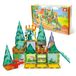 Super Wings Magnetische bouwblokken, speelgoed, 38 stuks, STEM magnetisch bouwsteenspeelgoed voor peuters, kinderen, jongens en meisjes van 3 tot 8 jaar