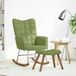 VidaXL Fauteuil à bascule vert clair