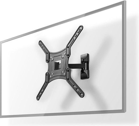 Nedis Draai- en Kantelbare TV-Muurbeugel - 23 - 55 inch - Zwart