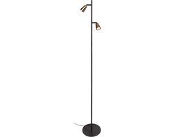 Lucide TIANA - Vloerlamp - 2xGU10 - Champagne kleur
