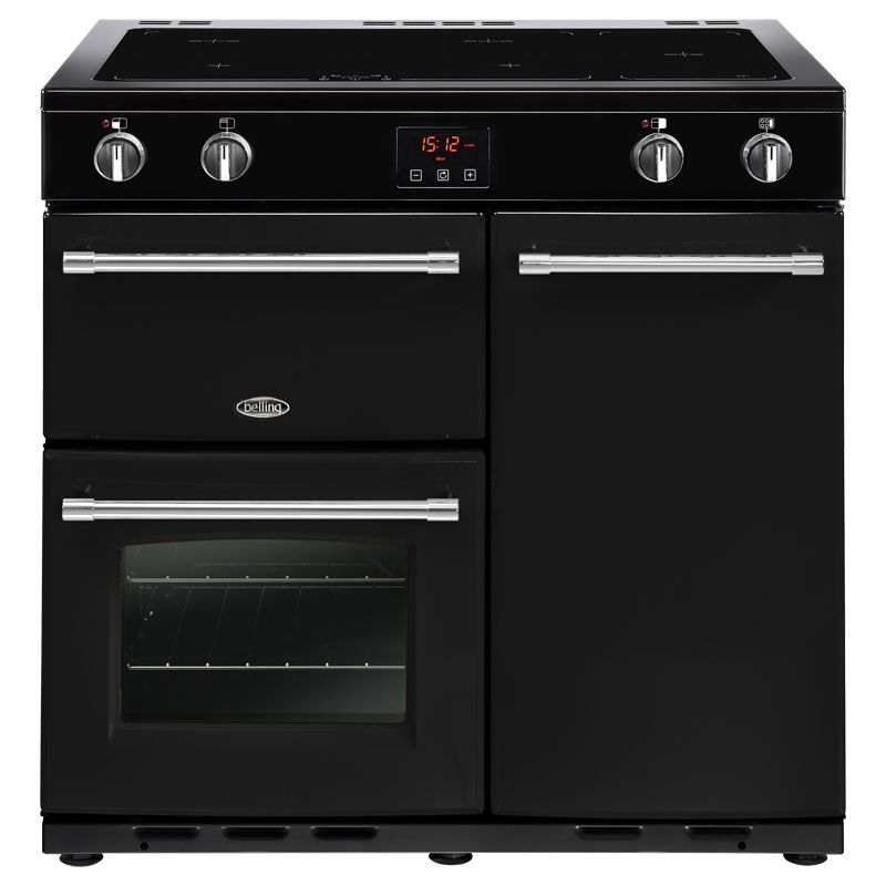 Belling Farmhouse 90Ei - Range cooker - Black