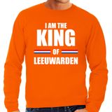 Bellatio Decorations Shoppartners Bv Koningsdag sweater I am the King of Leeuwarden - heren - Kingsday Leeuwarden outfit / kleding / trui XXL
