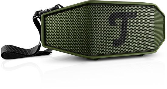Teufel ROCKSTER CROSS 2 - Robuuste bluetooth stereo speaker, batterij tot 38 uur, IPX5 straalwaterdicht, Party link-functie - Black & Green