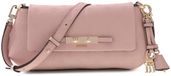GUESS Carmella Flap Crossbody Light Pink Logo Schoudertas